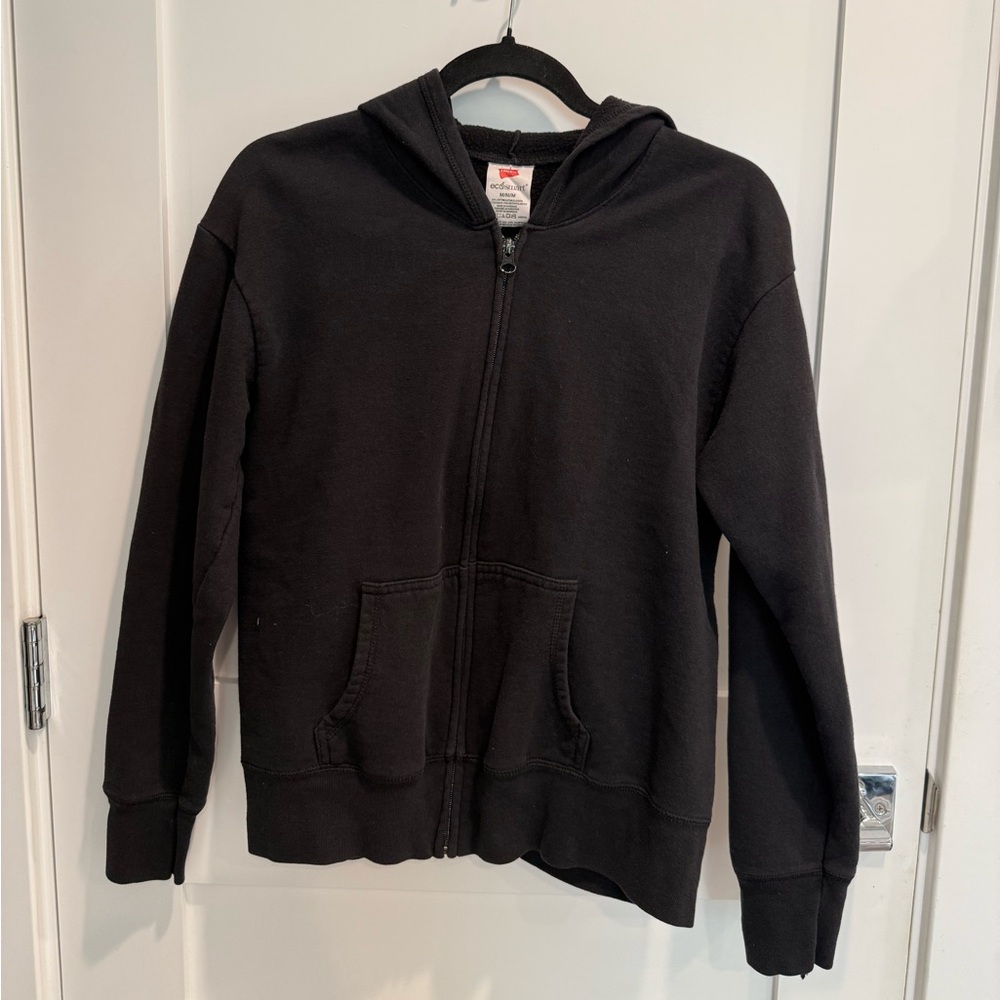 Hanes Women's Black Zip-Up Hoodie